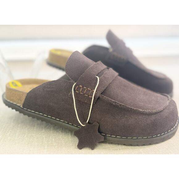 Wally Loafer-Style Suede Clogs for Men Sz 9, Slip-On Backless (NWB) main image 9